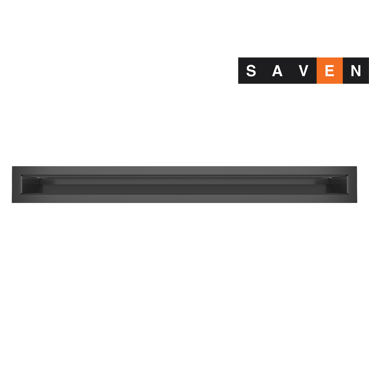 Вентиляційна решітка для каміна SAVEN Loft 60х400 графітова - Зображення 2