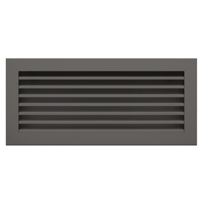 Вентиляційна решітка для каміна SAVEN Hide 17x37 графітова