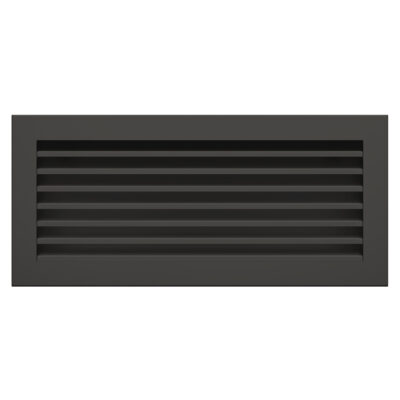 Вентиляційна решітка для каміна SAVEN Hide 17x37 чорна