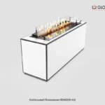 Підлоговий біокамін Render-m2 GlossFire