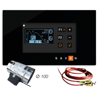 Автоматичний оптимізатор горіння SAVEN AutoBurn BL-100 з датчиком відкриття дверцят